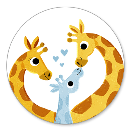 Geboorte Giraffes Jongen